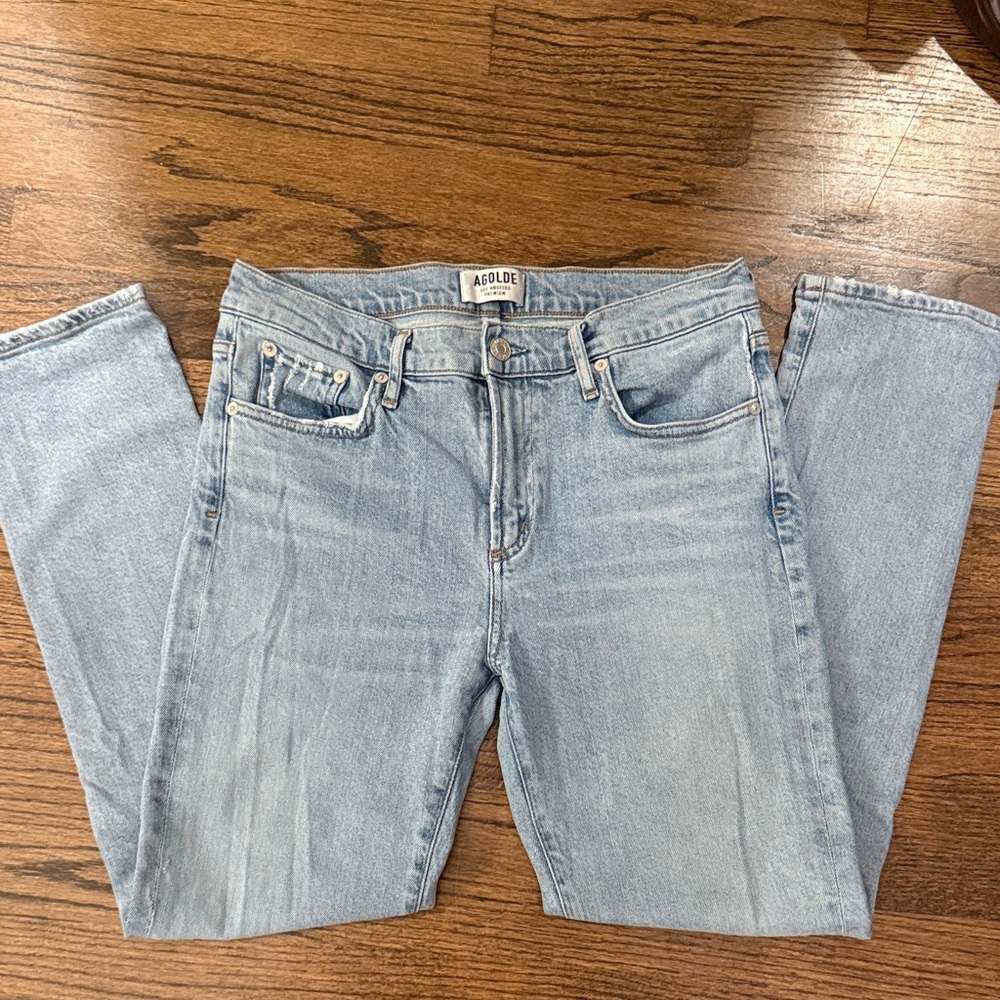 AGOLDE Women’s Blue Jeans
